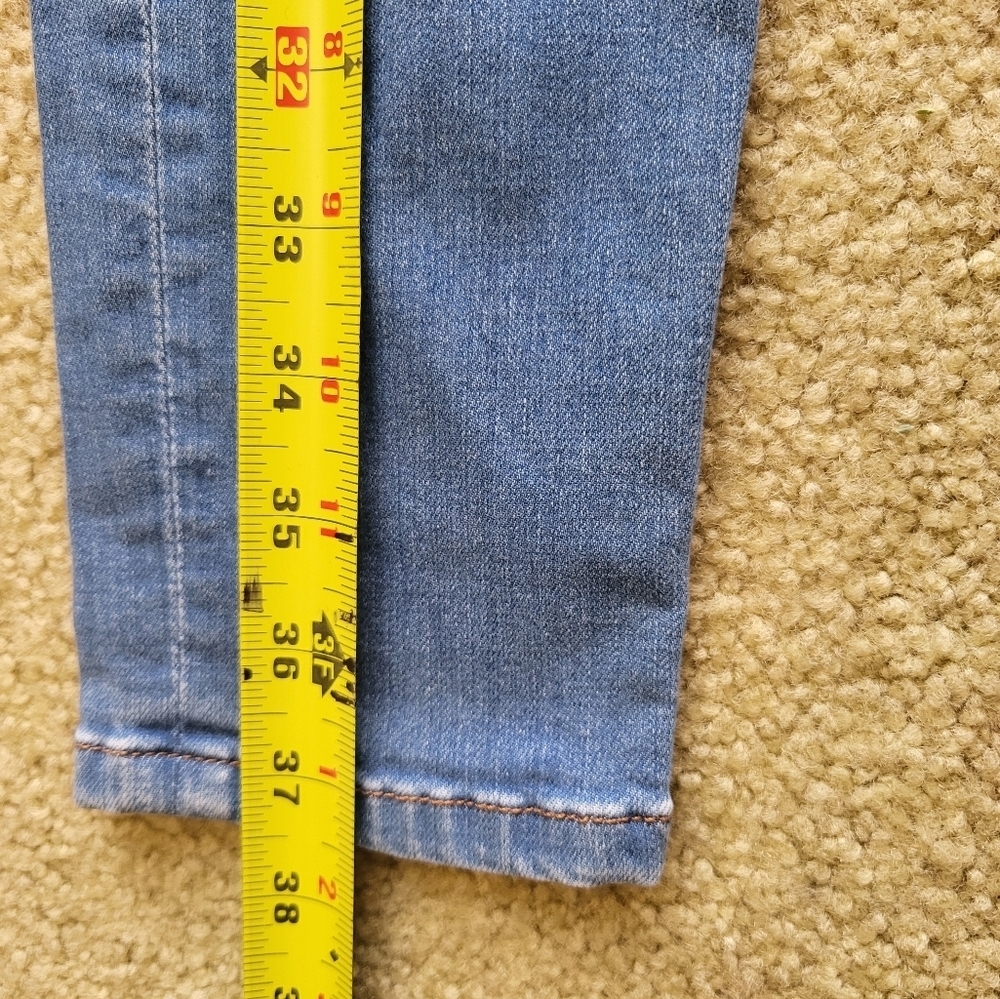 Reformation Blue high Skinny Jeans Stretchy Fit - Picture 3 of 10